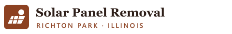 Solar Panel Removal Richton Park logo